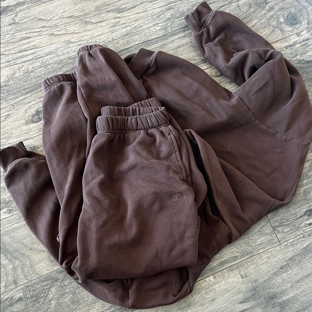 Espresso Brown Hoodie and Sweatpants Set - Picture 5 of 5